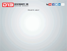 Tablet Screenshot of division13.com